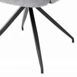 Mørteens Chaise à accoudoirs Publier - Tissu / Acier - Gris chiné / Noir -Chaises Boutique 1000235393 210818 08500500064 DETAILS P000000001000235393