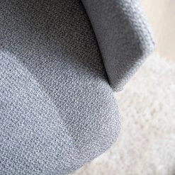 Mørteens Chaise à accoudoirs Publier - Tissu / Acier - Gris chiné / Noir -Chaises Boutique 1000235393 220524 032 DETAILS P000000001000235393