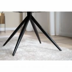 Mørteens Chaise à accoudoirs Publier - Tissu / Acier - Gris chiné / Noir -Chaises Boutique 1000235393 220524 033 DETAILS P000000001000235393