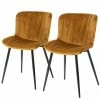 Jack & Alice Chaises Pavilly (Lot de 2) - Jaune doré -Chaises Boutique 1000235394 210818 08500500066 IMAGE P000000001000235394