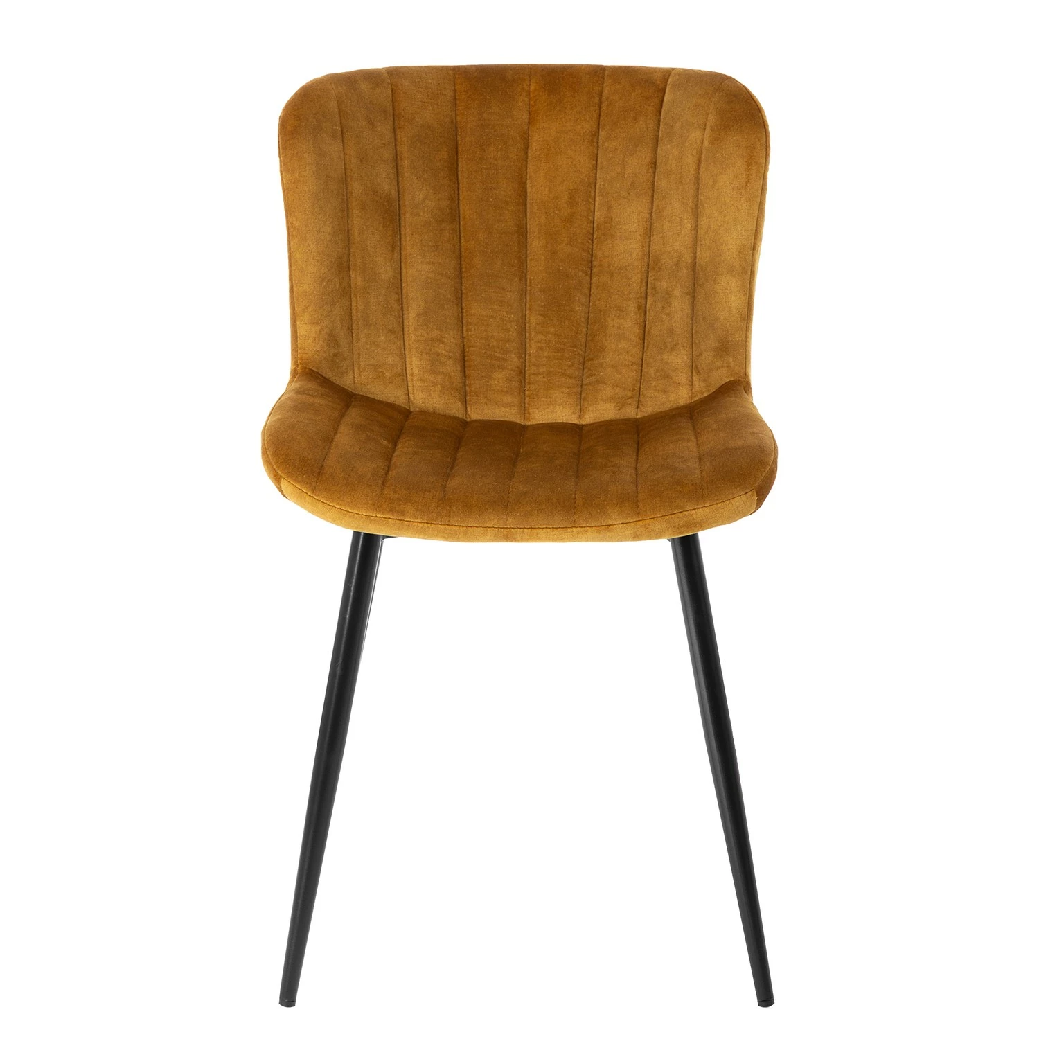 Jack & Alice Chaises Pavilly (Lot de 2) - Jaune doré 4 Jack & Alice Chaises Pavilly (Lot de 2) - Jaune doré – Image 2