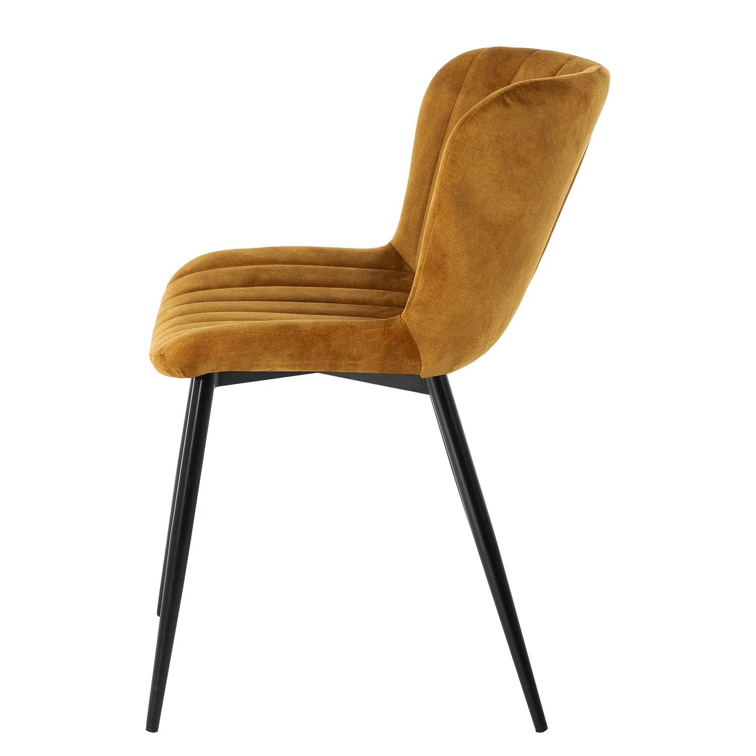 Jack & Alice Chaises Pavilly (Lot de 2) - Jaune doré 5 Jack & Alice Chaises Pavilly (Lot de 2) - Jaune doré – Image 3