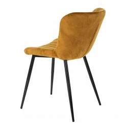 Jack & Alice Chaises Pavilly (Lot de 2) - Jaune doré 13 Jack & Alice Chaises Pavilly (Lot de 2) - Jaune doré -Chaises Boutique 1000235394 210818 08500500069 DETAILS P000000001000235394