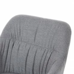 Mørteens Chaise à accoudoirs Senon - Tissu / Acier - Gris chiné / Noir -Chaises Boutique 1000235395 210818 08500500079 DETAILS P000000001000235395