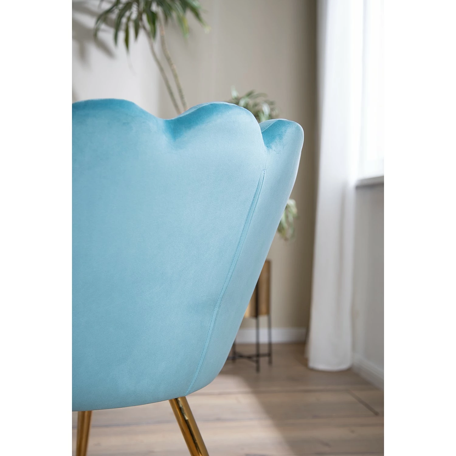Jack & Alice Chaise à accoudoirs Rivolet - Bleu clair 13 Jack & Alice Chaise à accoudoirs Rivolet - Bleu clair – Image 11