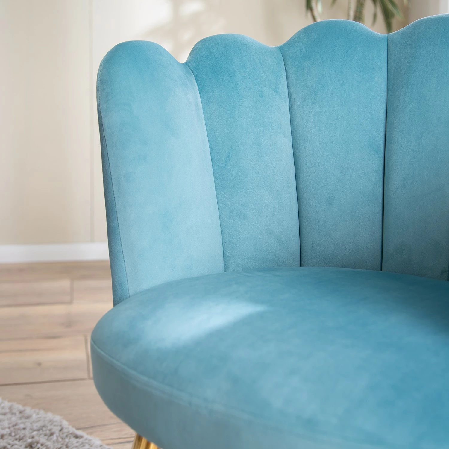 Jack & Alice Chaise à accoudoirs Rivolet - Bleu clair 14 Jack & Alice Chaise à accoudoirs Rivolet - Bleu clair – Image 12