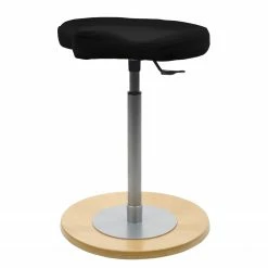 Mayer Sitzmöbel Tabouret de bureau myERGOSIT - Tissé à plat / Acier - Noir
