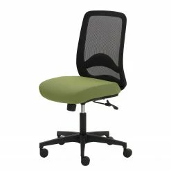 Mayer Sitzmöbel Chaise pivotante myTRITON I - Tissage à plat / Matière plastique - Vert kiwi / Noir