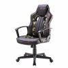 Furnitive Chaise gamer mcRacer Etaux - Imitation cuir / Nylon - Noir / Camouflage -Chaises Boutique 1000237041 210805 14490500001 IMAGE P000000001000237041