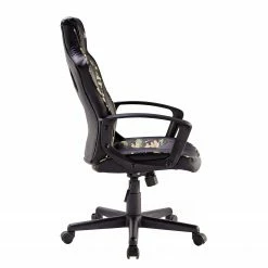 Furnitive Chaise gamer mcRacer Etaux - Imitation cuir / Nylon - Noir / Camouflage -Chaises Boutique 1000237041 210805 14490600004 DETAILS P000000001000237041