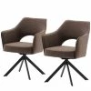Loftscape Chaises à accoudoirs Tursin (lot de 2) - Tissu structuré / Acier - Latte macchiatto - Noir 1 Loftscape Chaises à accoudoirs Tursin (lot de 2) - Tissu structuré / Acier - Latte macchiatto - Noir -Chaises Boutique 1000242009 210202 13143200097 IMAGE P000000001000242009