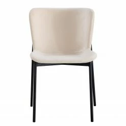 Jack & Alice Chaises Mouzon I (lot de 2) - Velours / Fer - Crème 18 Jack & Alice Chaises Mouzon I (lot de 2) - Velours / Fer - Crème -Chaises Boutique 1000244960 211006 08505800043 DETAILS P000000001000244960
