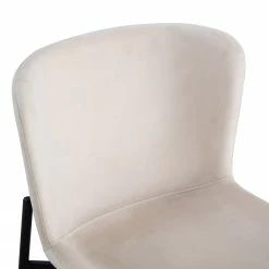 Jack & Alice Chaises Mouzon I (lot de 2) - Velours / Fer - Crème 24 Jack & Alice Chaises Mouzon I (lot de 2) - Velours / Fer - Crème -Chaises Boutique 1000244960 211006 08505800055 DETAILS P000000001000244960
