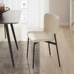 Jack & Alice Chaises Mouzon I (lot de 2) - Velours / Fer - Crème 17 Jack & Alice Chaises Mouzon I (lot de 2) - Velours / Fer - Crème -Chaises Boutique 1000244960 220524 021 MOOD DETAILS P000000001000244960 mood