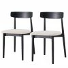 Mørteens Chaises Lolif I (lot de 2) - Tissu / Chêne massif - Beige / Noir 2 Mørteens Chaises Lolif I (lot de 2) - Tissu / Chêne massif - Beige / Noir -Chaises Boutique 1000244983 211008 094306000011 IMAGE P000000001000244983