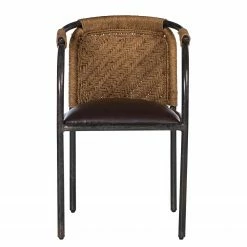 Ars manufacti Chaise à accoudoirs Dissay - Jute tressé / Fer - Naturel / Noir 19 Ars manufacti Chaise à accoudoirs Dissay - Jute tressé / Fer - Naturel / Noir -Chaises Boutique 1000246784 220405 030 DETAILS P000000001000246784