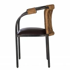 Ars manufacti Chaise à accoudoirs Dissay - Jute tressé / Fer - Naturel / Noir 21 Ars manufacti Chaise à accoudoirs Dissay - Jute tressé / Fer - Naturel / Noir -Chaises Boutique 1000246784 220405 032 DETAILS P000000001000246784