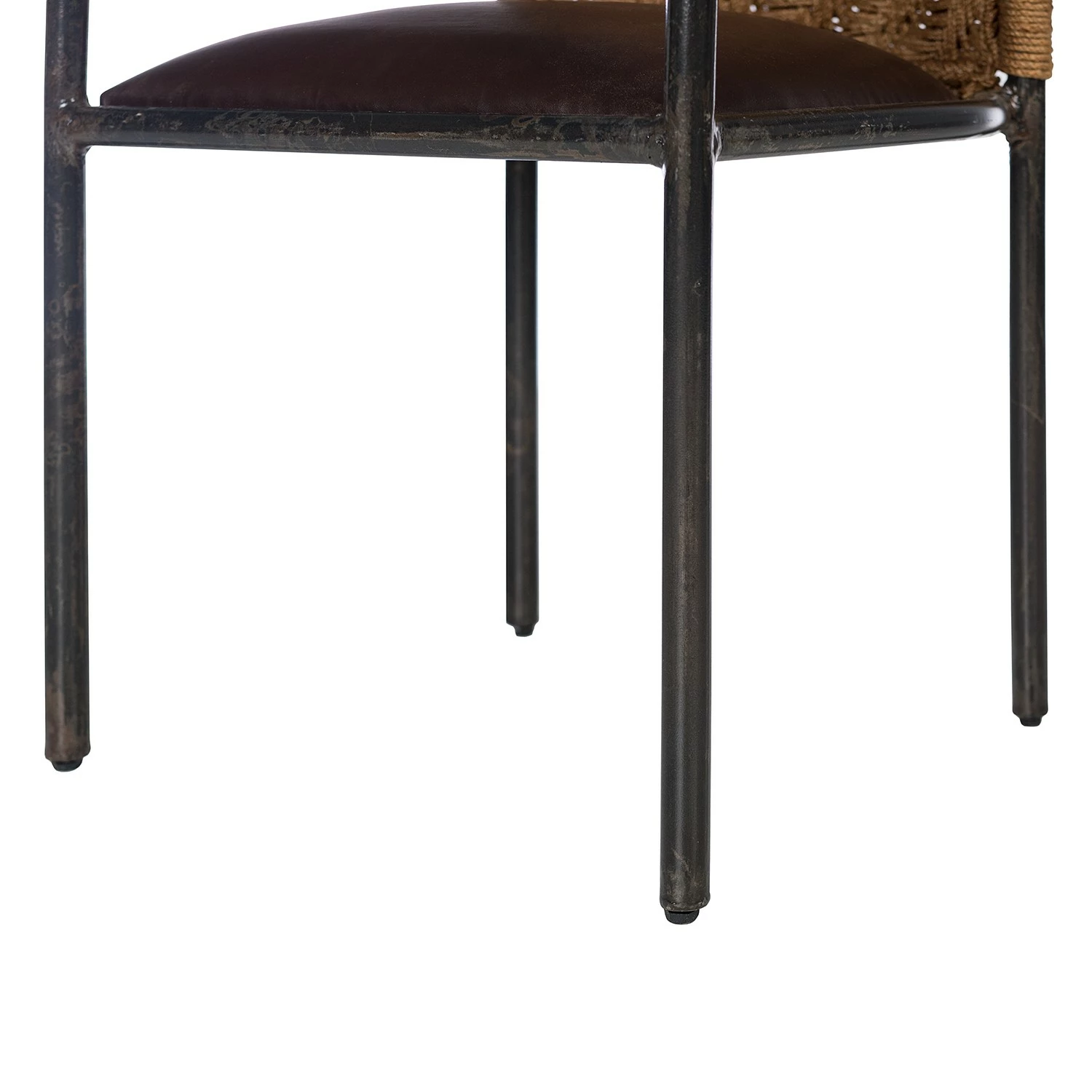 Ars manufacti Chaise à accoudoirs Dissay - Jute tressé / Fer - Naturel / Noir 11 Ars manufacti Chaise à accoudoirs Dissay - Jute tressé / Fer - Naturel / Noir – Image 9