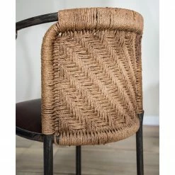 Ars manufacti Chaise à accoudoirs Dissay - Jute tressé / Fer - Naturel / Noir 26 Ars manufacti Chaise à accoudoirs Dissay - Jute tressé / Fer - Naturel / Noir -Chaises Boutique 1000246784 220517 030 DETAILS P000000001000246784