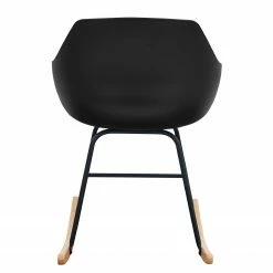 Mørteens Rocking chair Skelde - Matière plastique et tissage à plat / Fer et hêtre massif -Chaises Boutique 1000252686 210315 11063100005 DETAILS P000000001000252686