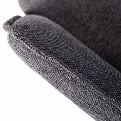 Jack & Alice Chaise cantilever Lecelles - Tissu / Métal - Gris foncé -Chaises Boutique 1000255021 220401 037 DETAILS P000000001000255021