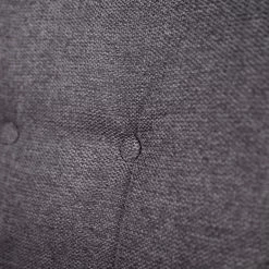 Jack & Alice Chaise cantilever Lecelles - Tissu / Métal - Gris foncé -Chaises Boutique 1000255021 220401 038 DETAILS P000000001000255021