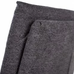 Jack & Alice Chaise cantilever Lecelles - Tissu / Métal - Gris foncé -Chaises Boutique 1000255021 220401 043 DETAILS P000000001000255021