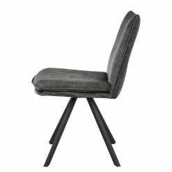 Jack & Alice Chaises Morlanne (lot de 2) - Velours / Métal - Vert foncé -Chaises Boutique 1000255054 220412 030 DETAILS P000000001000255054