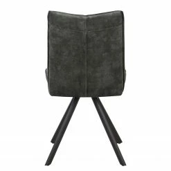 Jack & Alice Chaises Morlanne (lot de 2) - Velours / Métal - Vert foncé -Chaises Boutique 1000255054 220412 032 DETAILS P000000001000255054