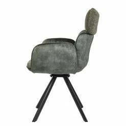 Jack & Alice Chaise à accoudoirs Aveluy - Velours et tissu / Métal - Vert foncé 23 Jack & Alice Chaise à accoudoirs Aveluy - Velours et tissu / Métal - Vert foncé -Chaises Boutique 1000255059 210831 14151500122 DETAILS P000000001000255059