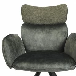 Jack & Alice Chaise à accoudoirs Aveluy - Velours et tissu / Métal - Vert foncé 30 Jack & Alice Chaise à accoudoirs Aveluy - Velours et tissu / Métal - Vert foncé -Chaises Boutique 1000255059 210831 14151500125 DETAILS P000000001000255059