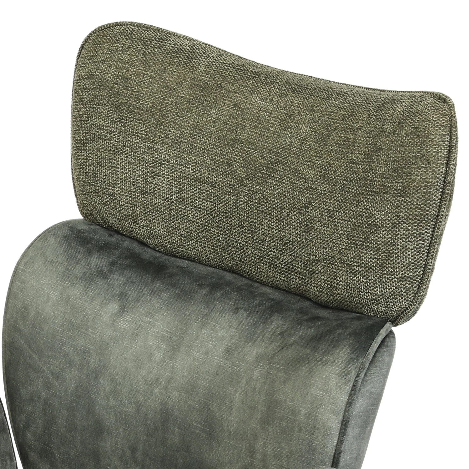 Jack & Alice Chaise à accoudoirs Aveluy - Velours et tissu / Métal - Vert foncé 16 Jack & Alice Chaise à accoudoirs Aveluy - Velours et tissu / Métal - Vert foncé – Image 14