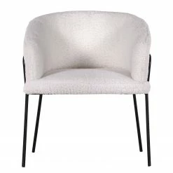 Red Living Chaise à accoudoirs Bonneville - Microfibre / Fer - Blanc / Noir -Chaises Boutique 1000255597 210330 14171800007 DETAILS P000000001000255597