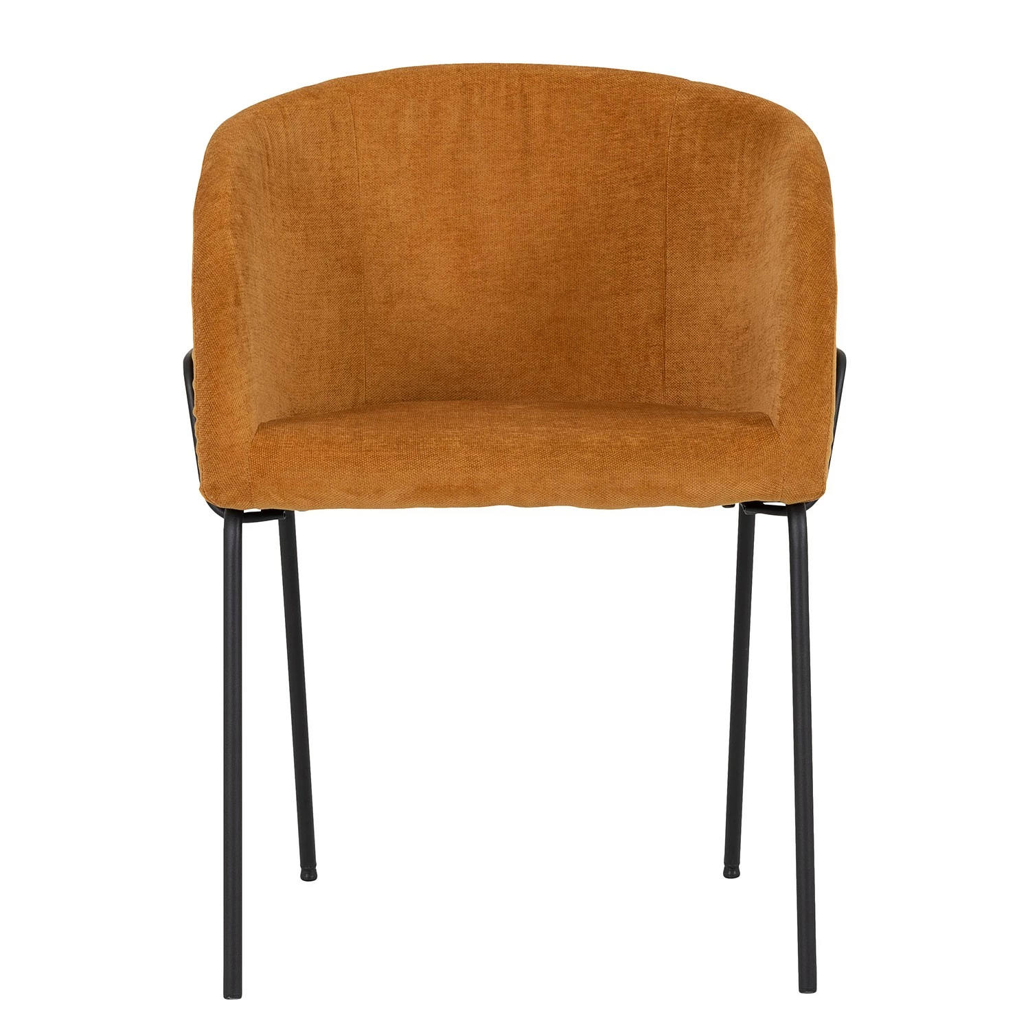 Tenzo Chaises à accoudoirs Bud (lots de 2) - Tissu / Métal - Orange 5 Tenzo Chaises à accoudoirs Bud (lots de 2) - Tissu / Métal - Orange – Image 3