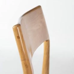 Ars manufacti Chaise Cerro - Cuir véritable / Teck massif - Noir / Teck -Chaises Boutique 1000257228 220818 032 DETAILS P000000001000257228