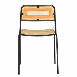 Ars manufacti Chaises Soru - Rotin / Fer - Rotin / Noir -Chaises Boutique 1000257235 220331 050 DETAILS P000000001000257235