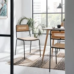 Ars manufacti Chaises Soru - Rotin / Fer - Rotin / Noir -Chaises Boutique 1000257235 220620 020 MOOD DETAILS P000000001000257235 mood