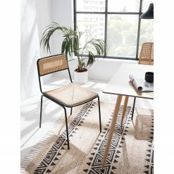 Ars manufacti Chaises Soru - Rotin / Fer - Rotin / Noir -Chaises Boutique 1000257235 220620 021 MOOD DETAILS P000000001000257235 mood