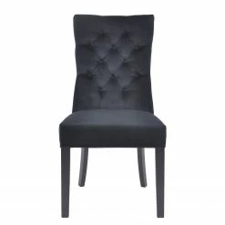 Maison Belfort Chaises capitonnées Waroona 2 (lot de 2) - Noir - Noir -Chaises Boutique 1000260656 211102 133602000032 DETAILS P000000001000260656