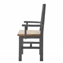 Maison Belfort Chaise à accoudoirs Balignton - Pin massif - Gris 12 Maison Belfort Chaise à accoudoirs Balignton - Pin massif - Gris -Chaises Boutique 1000260736 211116 12545500240 DETAILS P000000001000260736