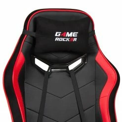 Duo Collection Chaise gamer Game-Rocker G-30 XXL - Imitation cuir et microfibre / Nylon - Rouge / Noir -Chaises Boutique 1000261348 210423 14050700061 DETAILS P000000001000261348