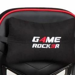 Duo Collection Chaise gamer Game-Rocker G-30 XXL - Imitation cuir et microfibre / Nylon - Rouge / Noir -Chaises Boutique 1000261348 210423 14050900063 DETAILS P000000001000261348