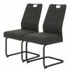 Red Living Chaise cantilever Vihti - Anthracite - Lot de 2 -Chaises Boutique 1000263412 210430 11435800032 IMAGE P000000001000263412