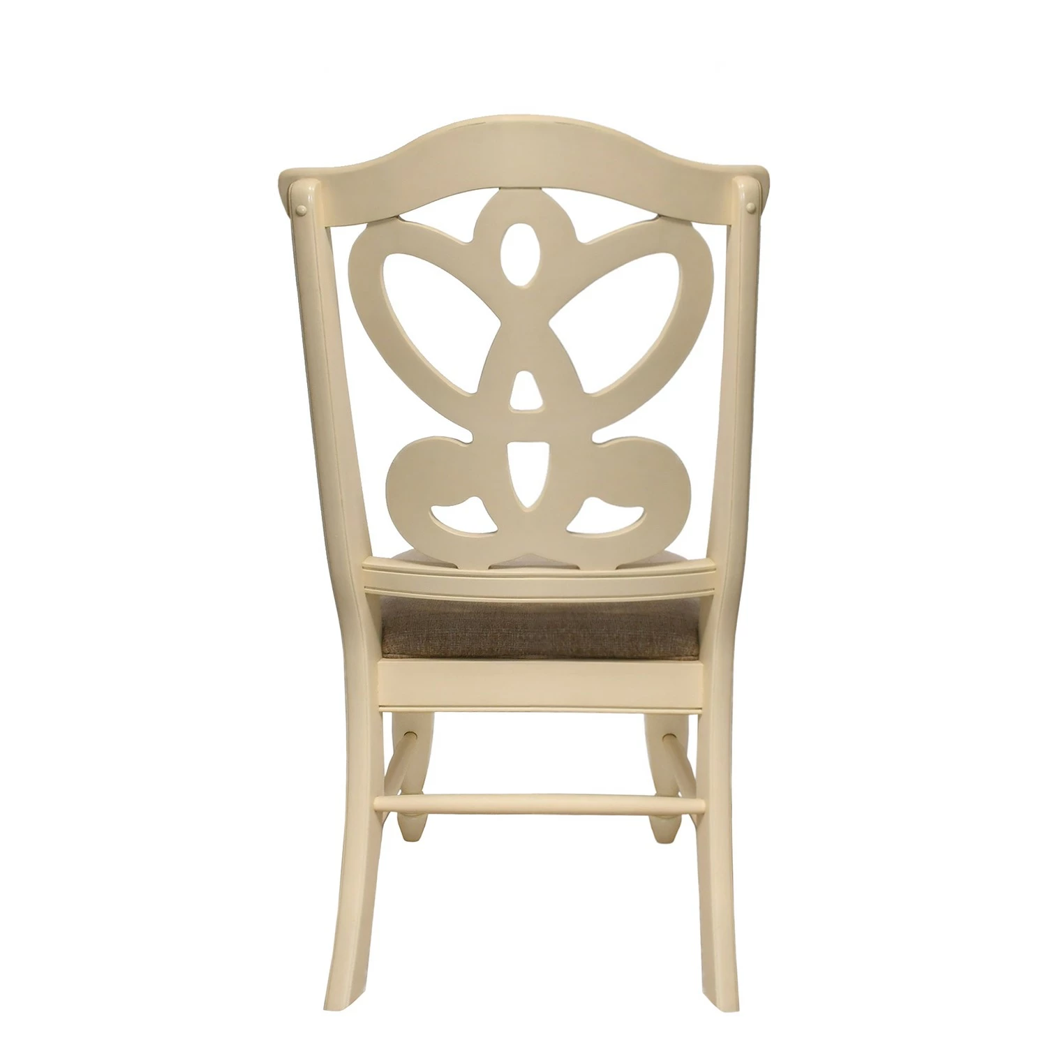 Ridgevalley Chaises Nouro (lot de 2) - Tissu / Peuplier massif - Beige chiné / Blanc crème 7 Ridgevalley Chaises Nouro (lot de 2) - Tissu / Peuplier massif - Beige chiné / Blanc crème – Image 5