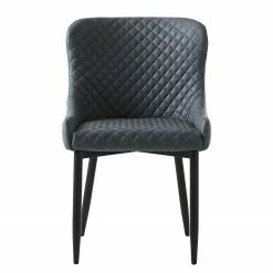 Red Living Chaises Elbi I (lot de 2) - Imitation cuir / Métal - Anthracite / Noir 12 Red Living Chaises Elbi I (lot de 2) - Imitation cuir / Métal - Anthracite / Noir -Chaises Boutique 1000266934 210525 14342200035 DETAILS P000000001000266934