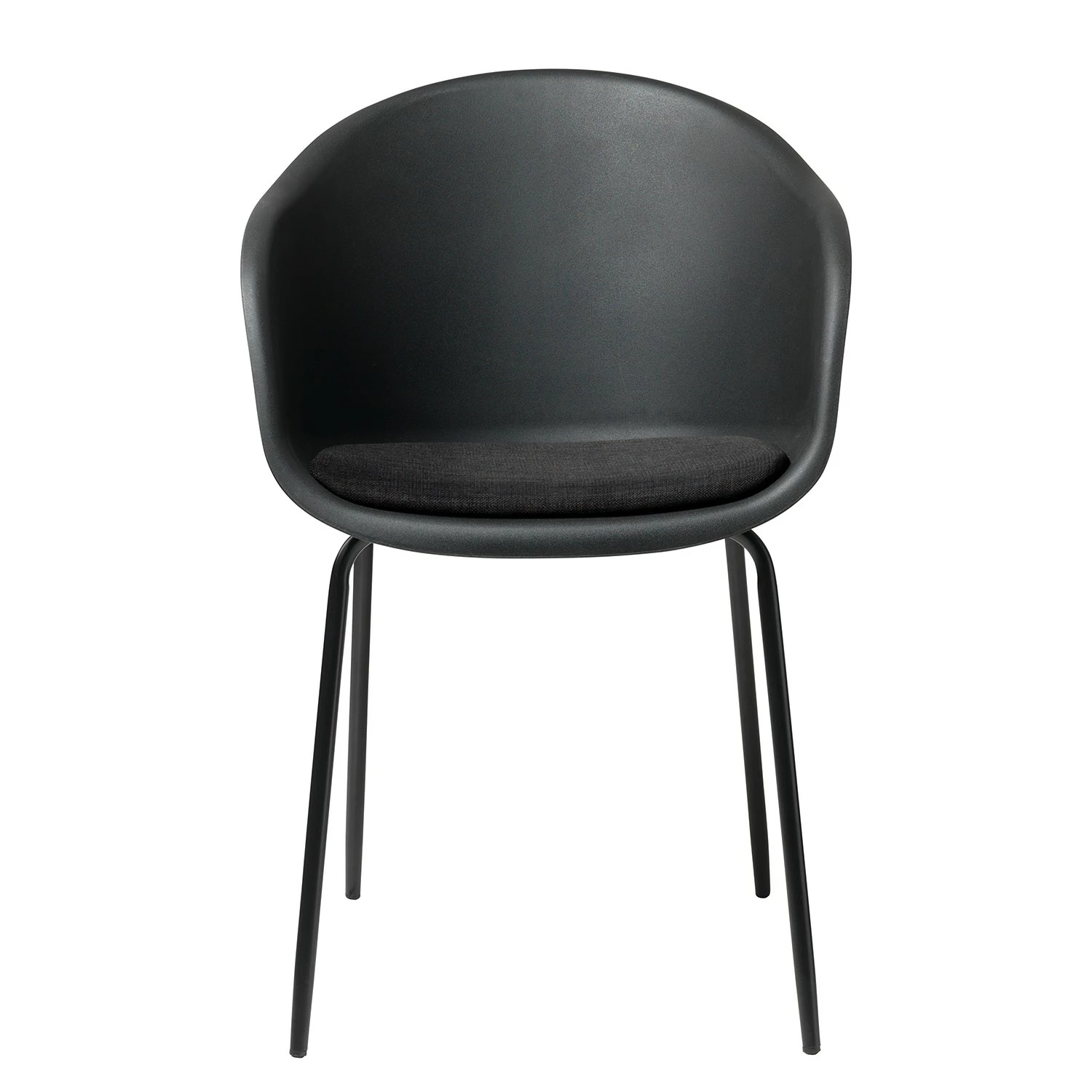 Red Living Chaises à accoudoirs Eva (lot de 2) - Noir 4 Red Living Chaises à accoudoirs Eva (lot de 2) - Noir – Image 2