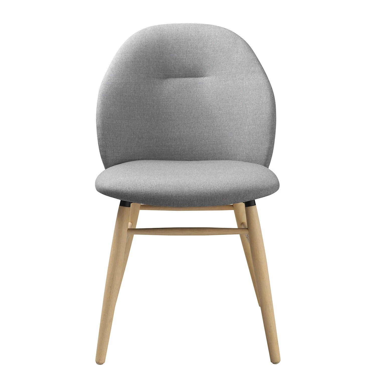 Norrwood Chaise Epalia - Tissu / Chêne massif - Gris clair / Chêne 6 Norrwood Chaise Epalia - Tissu / Chêne massif - Gris clair / Chêne – Image 4