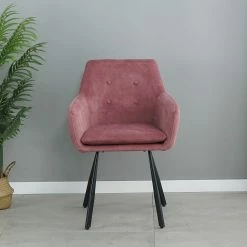 Ars manufacti Chaise à accoudoirs Yuna - Rose vieilli -Chaises Boutique 1000269994 220506 021 MOOD DETAILS P000000001000269994 mood