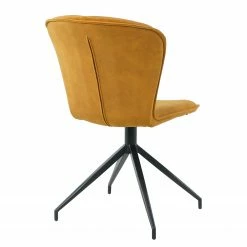 Ars manufacti Chaises capitonnées Yves (lot de 2) - Ocre -Chaises Boutique 1000270000 220506 040 DETAILS P000000001000270000