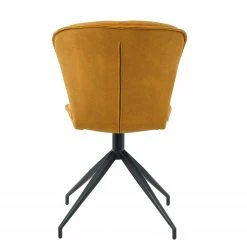 Ars manufacti Chaises capitonnées Yves (lot de 2) - Ocre -Chaises Boutique 1000270000 220506 045 DETAILS P000000001000270000